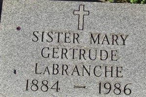 Sister Mary Gertrude Labranche