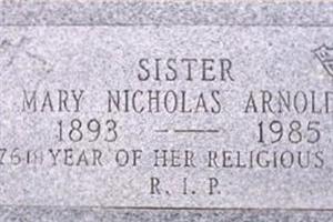 Sister Mary Nicholas Arnoldy