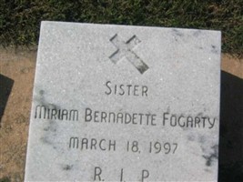 Sister Miriam Bernadette Fogarty
