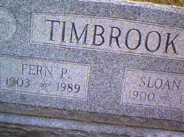 Sloan H. Timbrook Sloan H. Timbrook