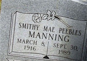 Smithy Mae Peebles Manning