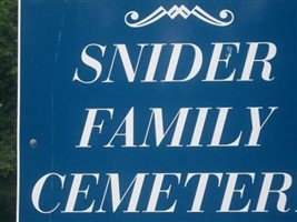 Snider Cemetery Snider Cemetery