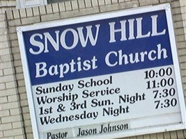 Snow Hill Baptist Church Cemetery