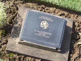 Soldier Inf. Stefan Caubergh van