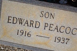Son Of Edward Peacock