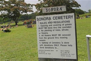 Sonora Cemetery Sonora Cemetery