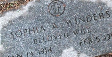 Sophia A. Winders Sophia A. Winders