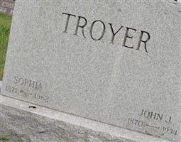 Sophia Althea Hostetler Troyer Sophia Althea Hostetler Troyer