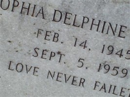 Sophia Delphine Cramm Sophia Delphine Cramm