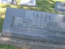 Sophie K. Tatge Sophie K. Tatge