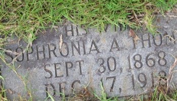 Sophronia A Thomas Curlee Sophronia A Thomas Curlee