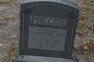 Sophronia Ada Fowler Precise