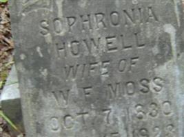 Sophronia Hopkins Howell Moss