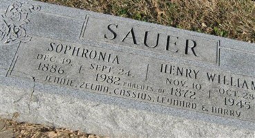 Sophronia Sauer