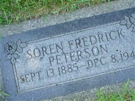 Soren Frederick Peterson Soren Frederick Peterson