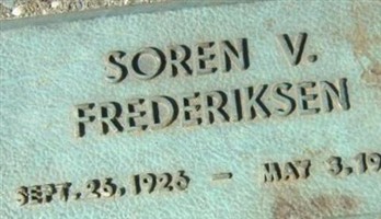 Soren V Frederiksen Soren V Frederiksen