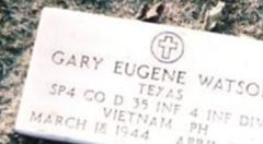 Spec Gary Eugene Watson Spec Gary Eugene Watson
