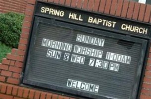Spring Hill Baptist Church Cemetery