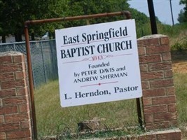 East Springfield Baptist Church Cemetery