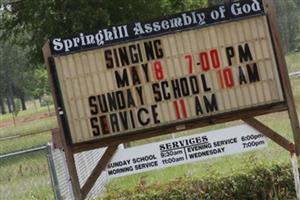 Springhill Assembly of God Church Cemetery