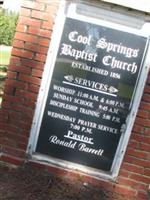 Cool Springs Baptist Church Cemetery