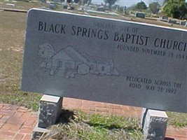 Black Springs Baptist Church Cemetery Black Springs Baptist Church Cemetery