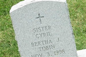 Sr Bertha J Tobin