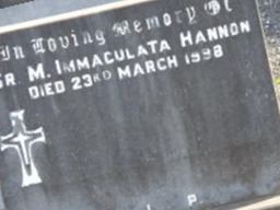 Sr Immaculata Hannon Sr Immaculata Hannon