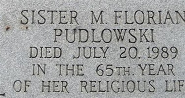 Sr M. Florian Pudlowski