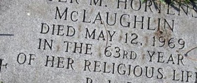 Sr M. Hortense McLaughln