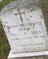 Sr M. Lawrence Regan Sr M. Lawrence Regan