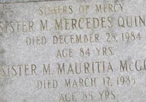 Sr M Mauritia McGuirl Sr M Mauritia McGuirl
