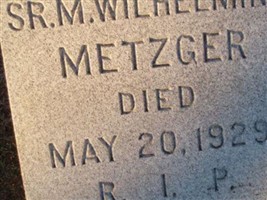 Sr. M. Weilhelmine Metzger