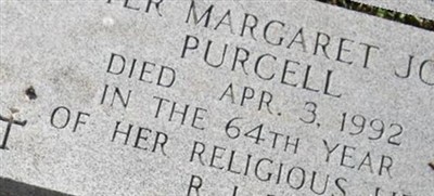 Sr Margaret John Purcell