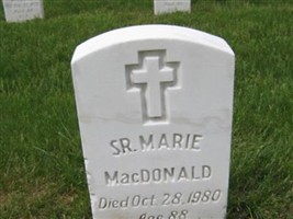 Sr Marie MacDonald Sr Marie MacDonald