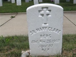 Sr Mary Clare Berg Sr Mary Clare Berg