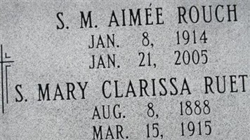 Sr Mary Clarissa Ruether