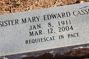 Sr Mary Edward Cassidy Sr Mary Edward Cassidy
