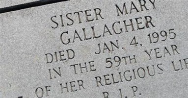 Sr Mary Gallagher
