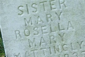 Sr Mary Mattingly Sr Mary Mattingly