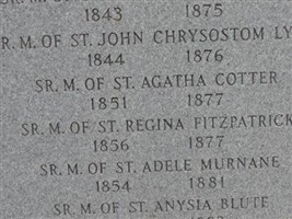 Sr, Mary of St. Regina Fitzpatrick