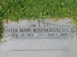 Sr. Mary Rosenkranz OCD Sr. Mary Rosenkranz OCD