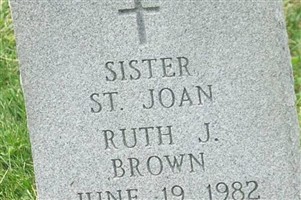 Sr Ruth J Brown Sr Ruth J Brown