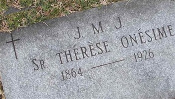 Sr Therese Onesime Sr Therese Onesime