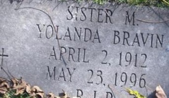 Sr M. Yolanda Bravin, IHM Sr M. Yolanda Bravin, IHM