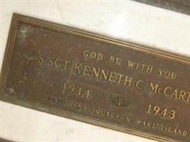 SSgt Kenneth C Mccarthy SSgt Kenneth C Mccarthy