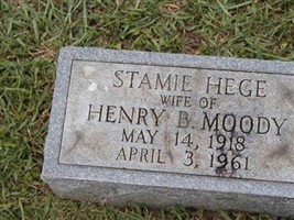 Stamie Hege Moody