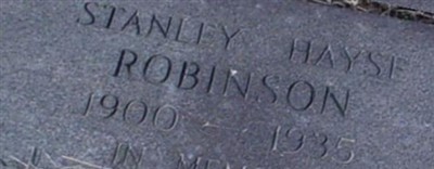 Stanley Hayse Robinson Stanley Hayse Robinson
