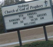 Stedman Church of God Prophecy Cemetery