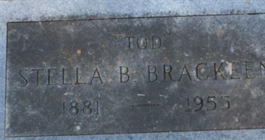 Stella B. "Tod" Brackeen Stella B. "Tod" Brackeen